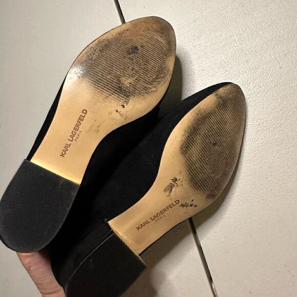 Karl Lagerfeld tassel clover flats loafer 7 - Picture 7 of 12